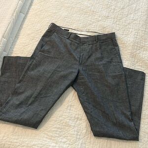 J. Crew Chambray Ludlow Slim Dress Slacks - 33x32